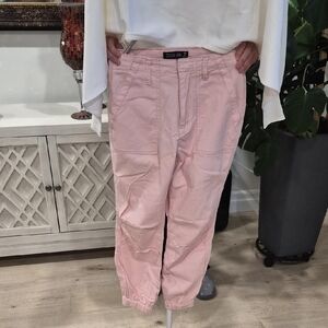 Design Lab Lord & Taylor Pink Cargo Pants